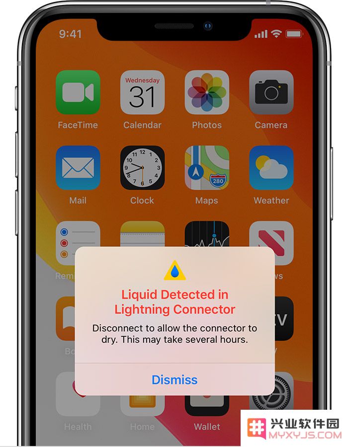 iPhone 12 在充电时出现 “闪电接口检测到液体”的提示怎么办？