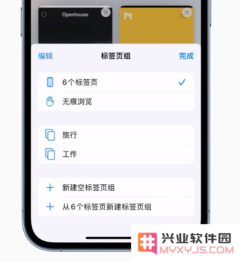 iOS 15 使用技巧：在 Safari 浏览器上使用全新标签页
