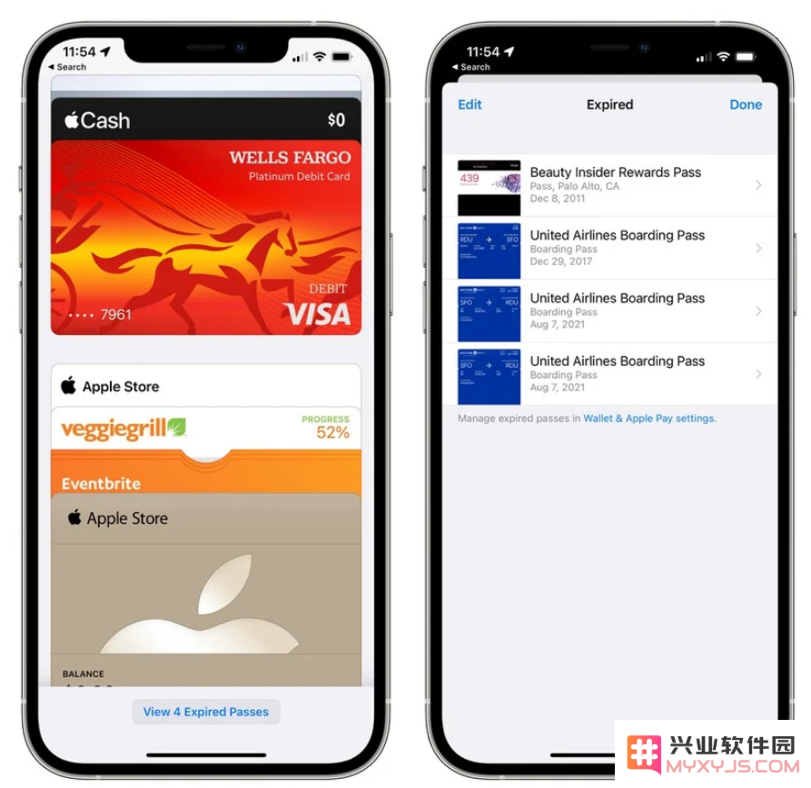 苹果 iOS 15 “钱包”应用全新功能汇总