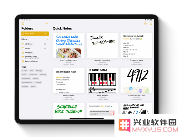 iPadOS 15 实用功能：在任意界面中调用“快速备忘录”