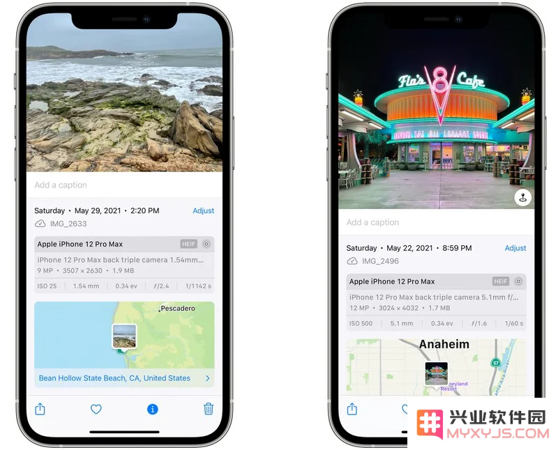 iOS 15 照片应用功能增强：新增 EXIF 信息查看及图片来源追踪选项