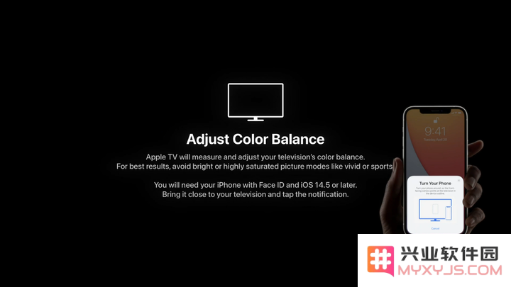 探究 iPhone 如何与 Apple TV 合作实现精准显示的色彩校正功能
