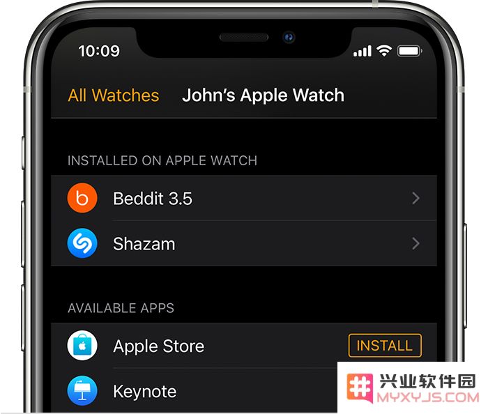 如何在 Apple Watch 上下载应用？