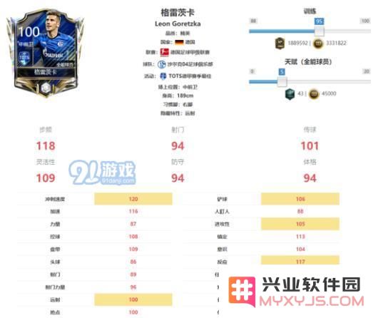 FIFA足球世界tots德甲球员 tots德甲联赛球员详解[多图]图片5