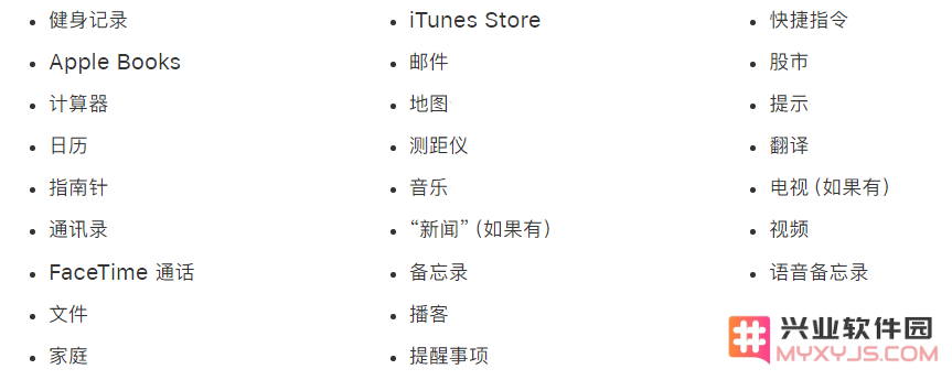 在 iOS 14 和 iPadOS 系统中可以卸载的自带应用程序有哪些？