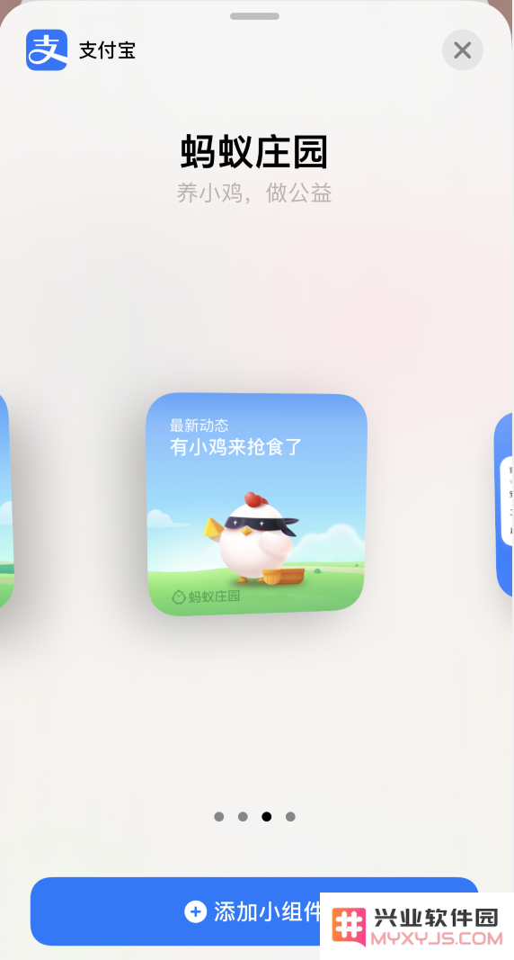 支付宝已支持苹果 iOS 14 小组件：可快速打开健康码、蚂蚁森林/庄园