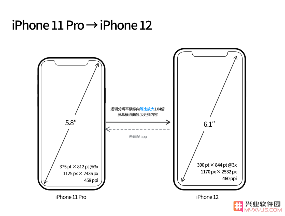 iPhone 12 mini 与 iPhone 12 Pro 在尺寸变化后是否会影响显示内容的呈现效果？