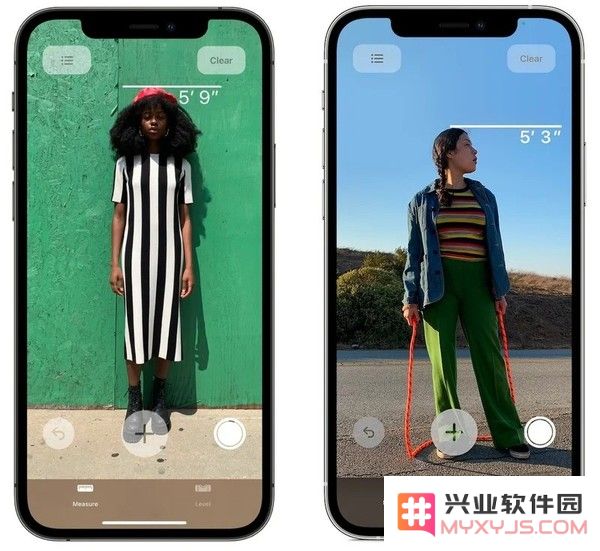 如何通过使用iPhone 12 Pro的测量应用来准确测量身高？