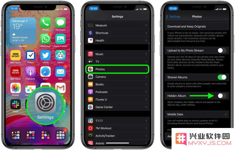 iOS 14 教程：如何隐藏和显示「照片」中的隐藏相册？