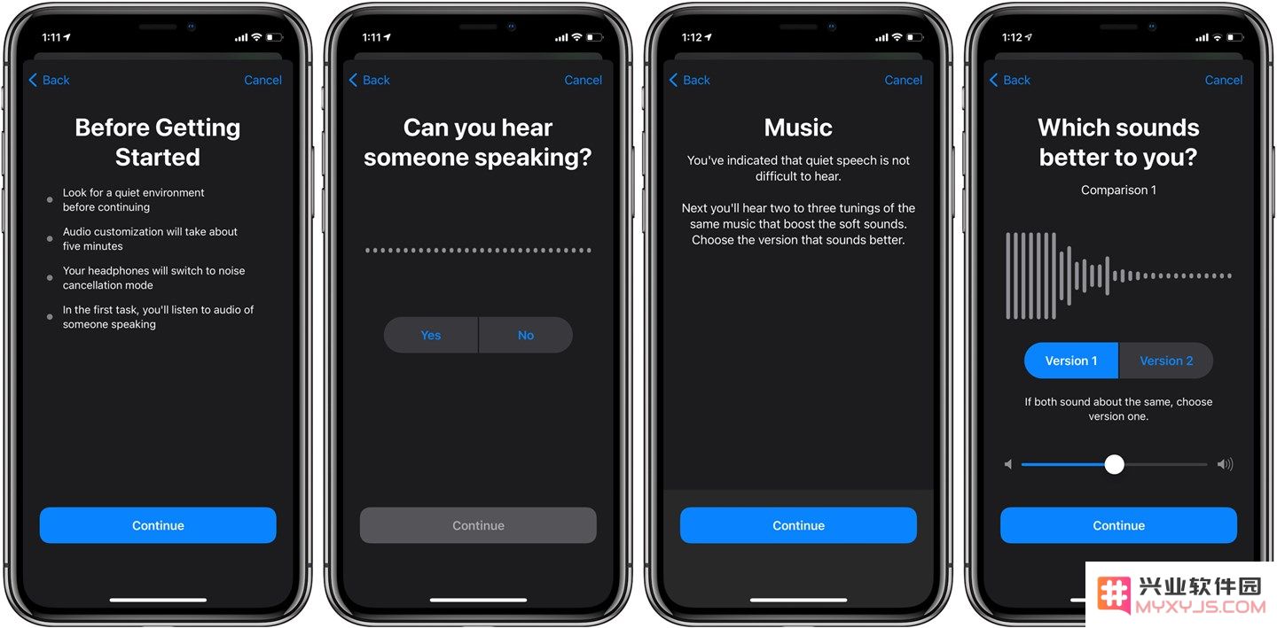 iOS 14 中，如何通过 “耳机调节”调整适宜音色？