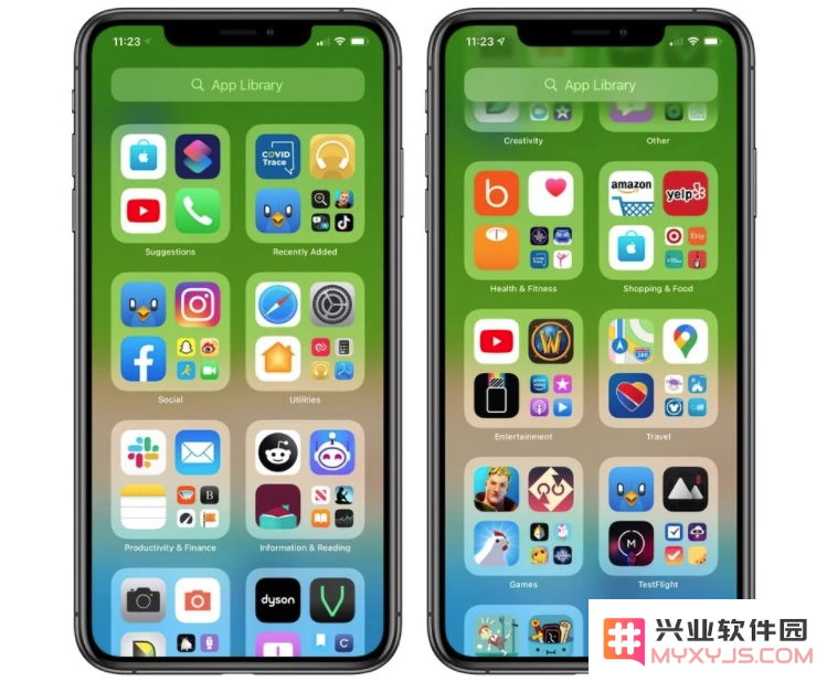 iOS 14 beta 7 新改进：调整 App 资源库分类