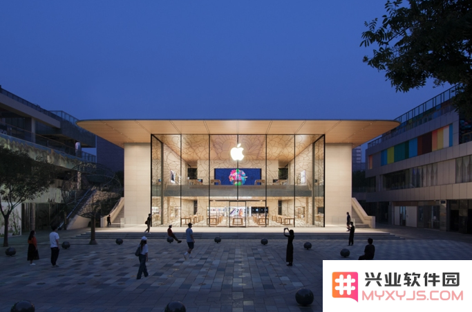 iPhone 壁纸推荐：游览三里屯 Apple Store 景泰蓝艺术风格壁纸分享