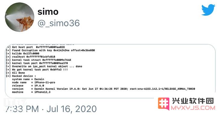 最新研究揭示: tfp0 漏洞可能能够实现对 iOS 13.6 版本的越狱操作