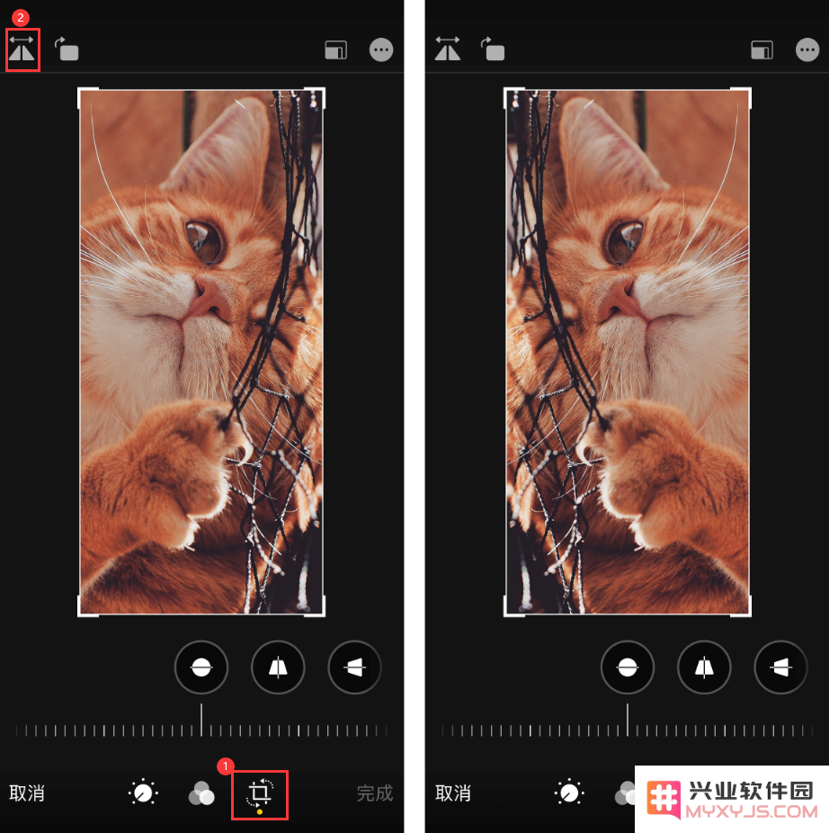 如何通过iPhone自带功能将自拍照片进行翻转处理，解决自拍反向显示的问题