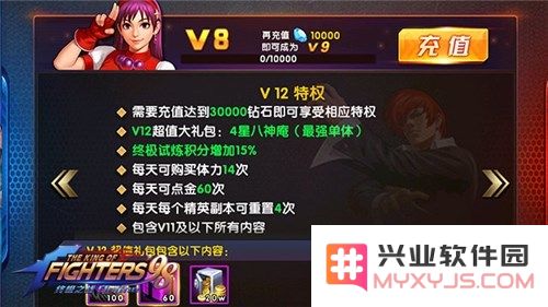 拳皇98终极之战OL专属高端品质与卓越体验 VI2-V15战力提升全面解析