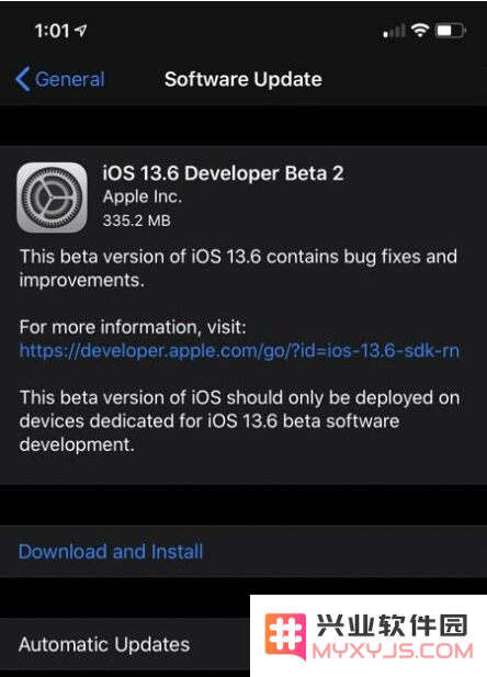 iOS 13.6 Beta 2更新内容及升级方法