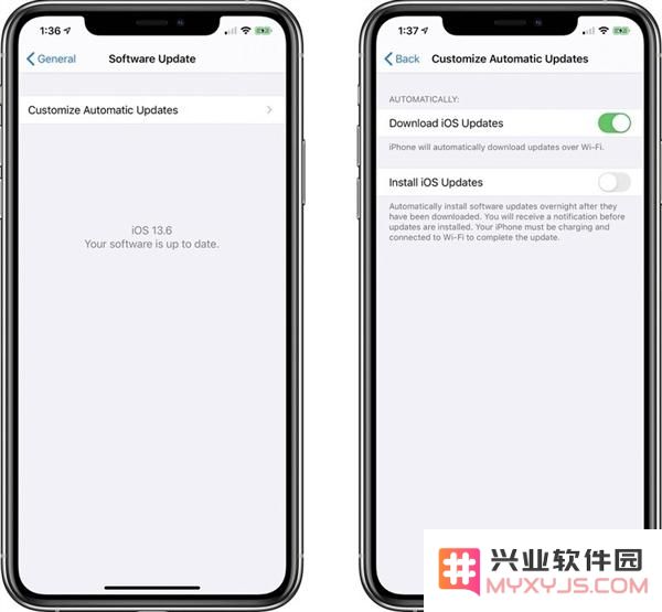 苹果发布 iOS 13.6 测试版：用户期待已久的关闭系统更新自动下载功能终于实现了