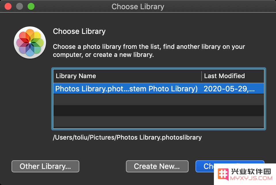 未能识别图库，提示“Photos Library.photoslibrary”怎么办？