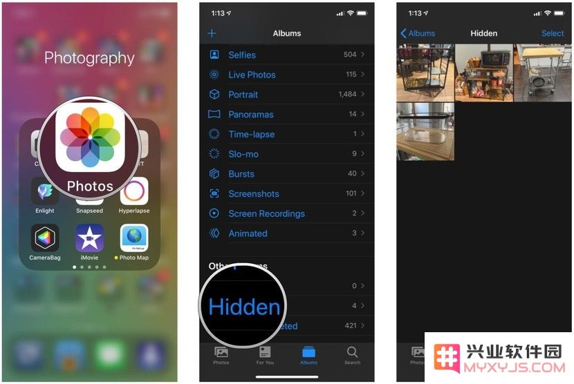 如何在 iPhone 的「照片」应用中隐藏照片和视频？