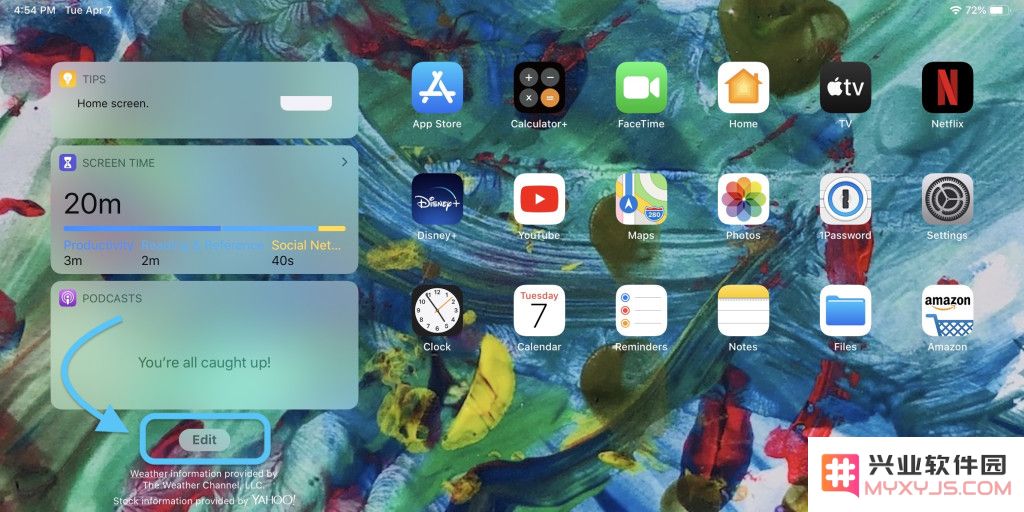 iPadOS 13 教程：如何将小部件页面保留在主屏幕？
