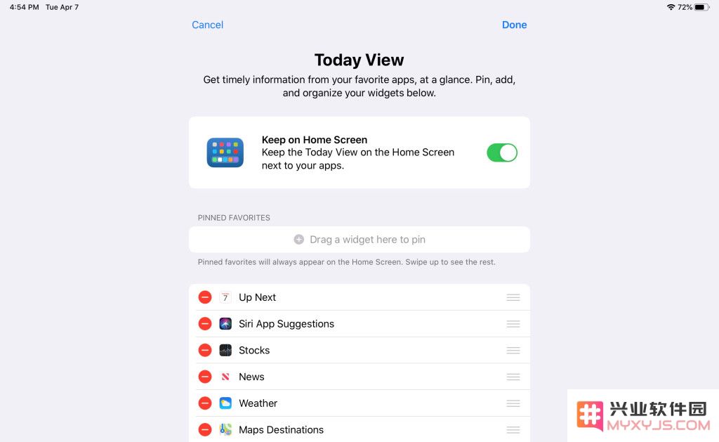 iPadOS 13 教程：如何将小部件页面保留在主屏幕？