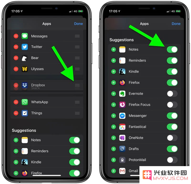 如何自定义 iPhone  的共享菜单？