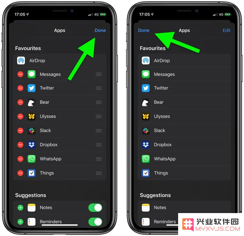 如何自定义 iPhone  的共享菜单？
