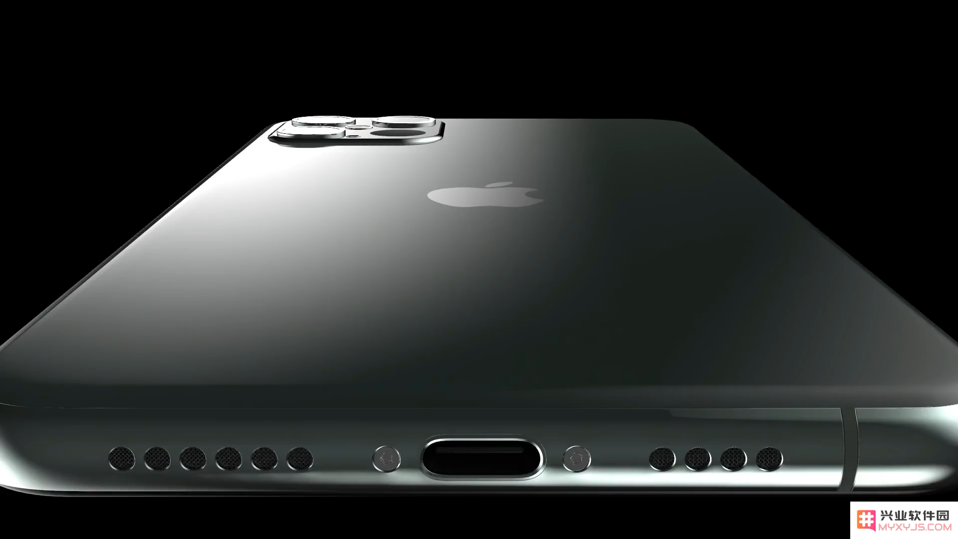 ​iPhone 12 渲染图：前脸无刘海后置四摄