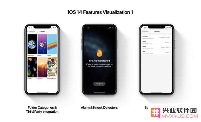 iOS 14 最新渲染图：iPhone 桌面布局发生改变