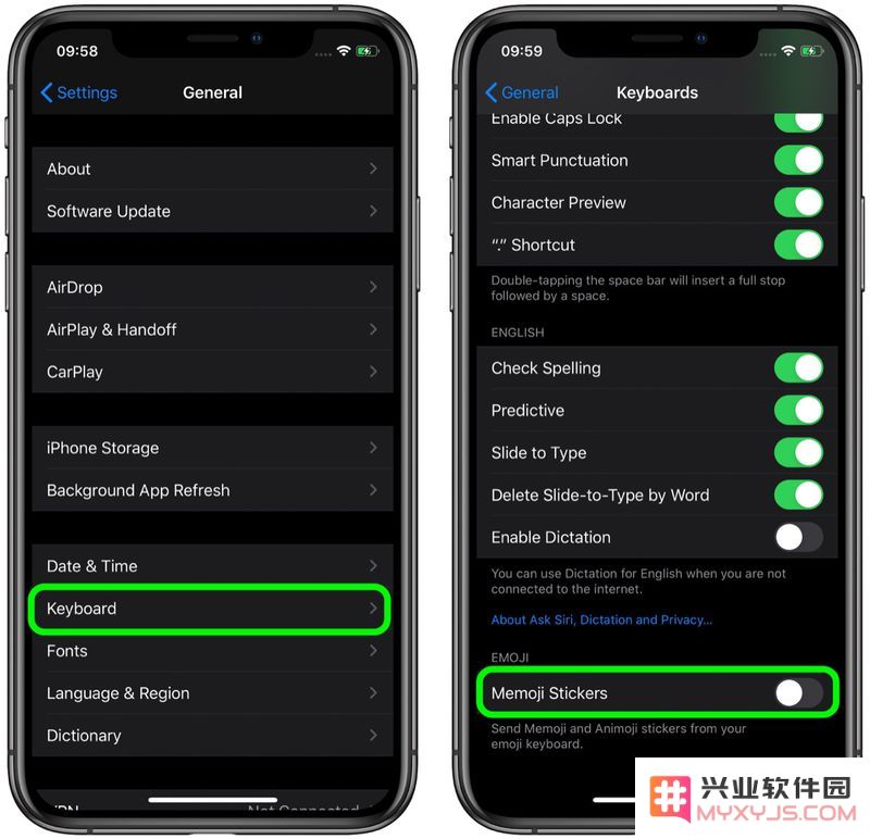 如何从 iOS 的表情符号键盘中删除「拟我表情贴纸」？