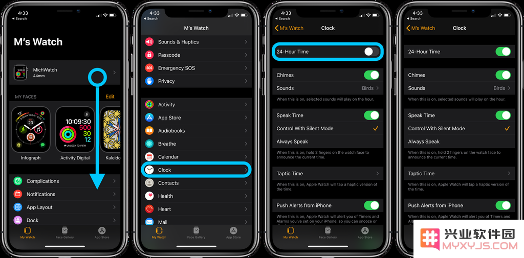 怎样在 iPhone 和 Apple Watch 上设置为「24 小时制」时间格式以获得精准时间显示？