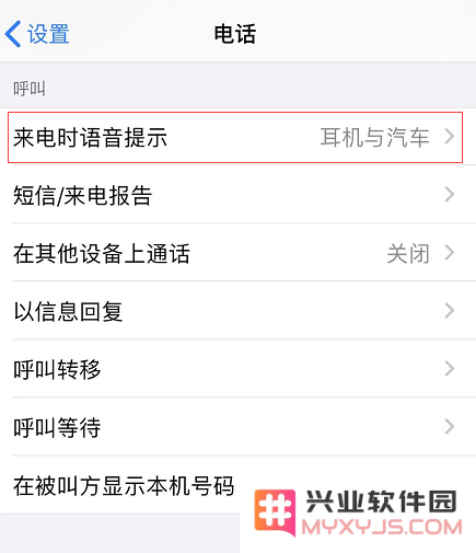 如何在 iPhone 11 上激活来电的语音提示功能以便更好地接听电话