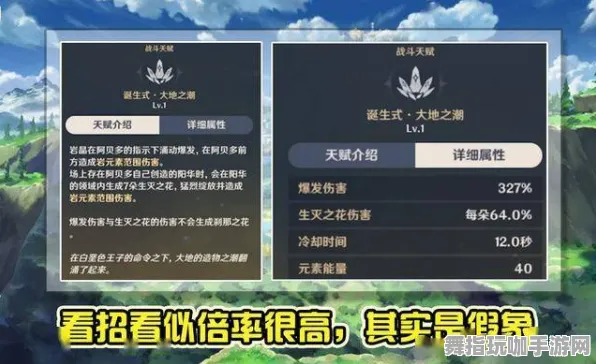 《原神》S2赛季全平台技能加点指南-PS5跨平台联机-PVP对战技巧与策略分享