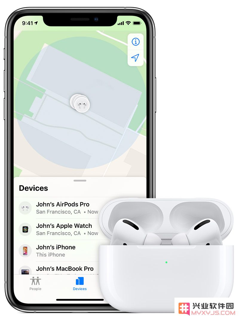 如何使用 iPhone “查找”功能找回 AirPods？