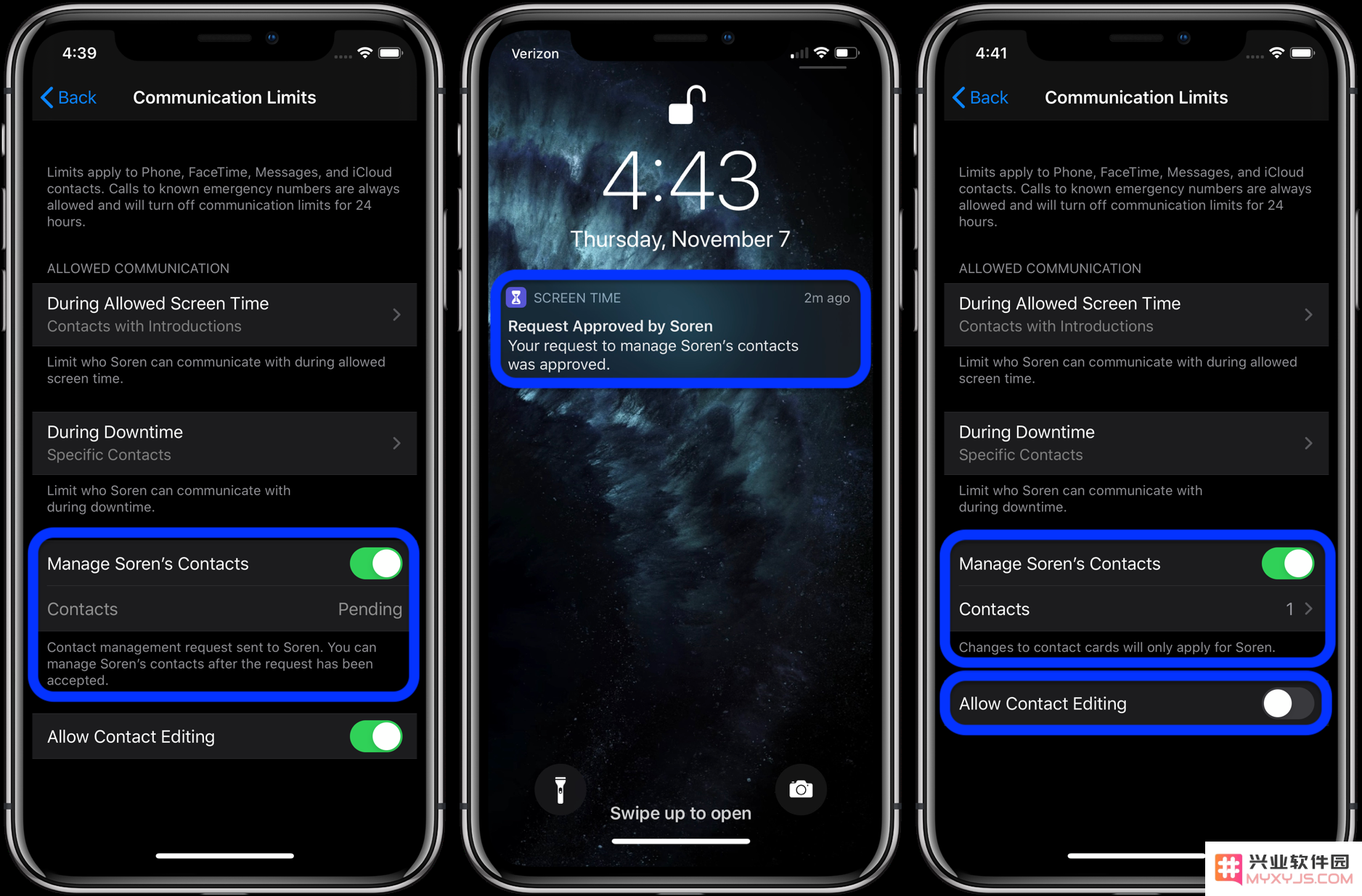 iOS 13.3 小技巧：如何通过「屏幕使用时间」管理孩子的短信、电话？