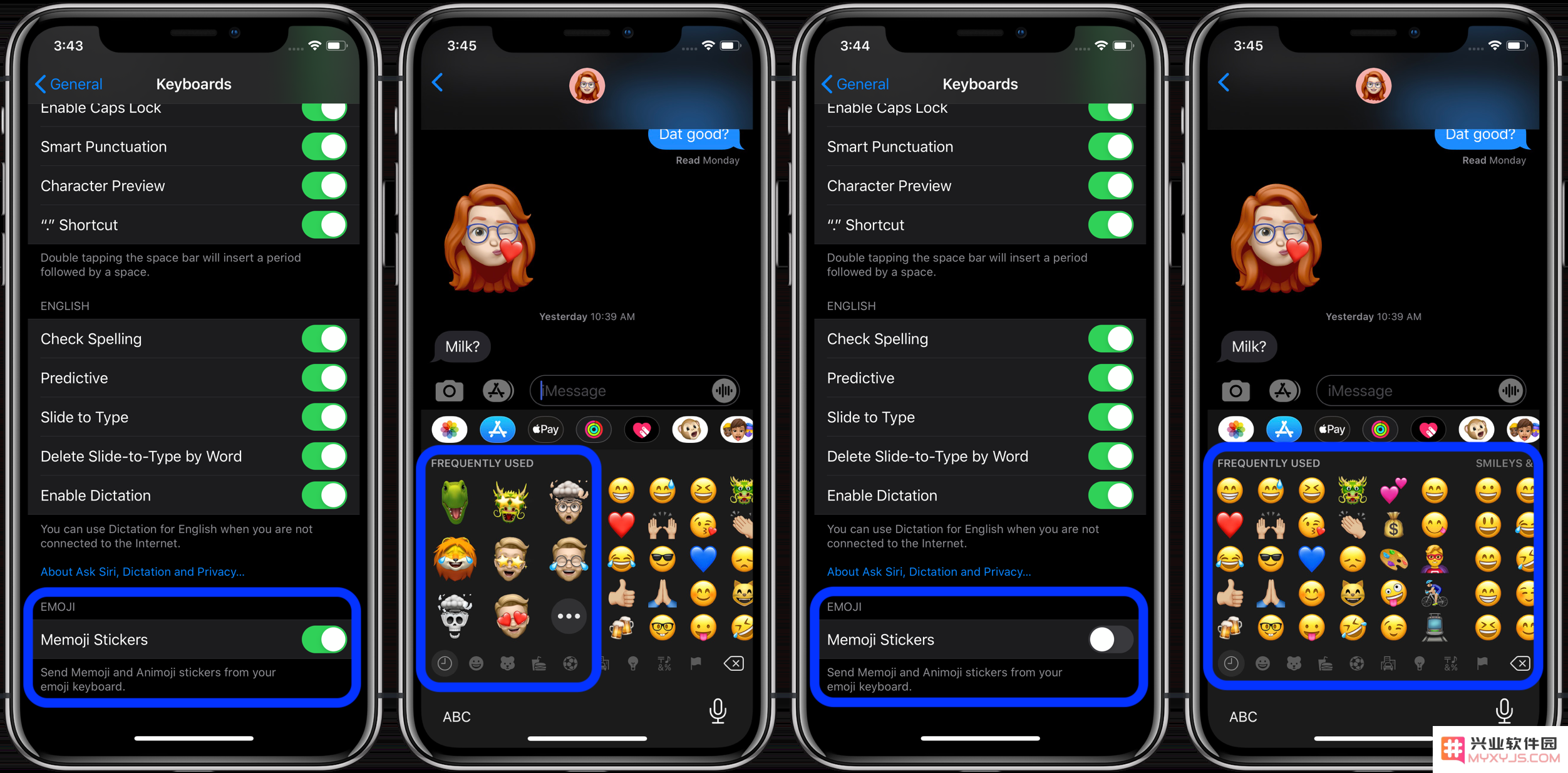 iOS 13.3 小技巧：如何关闭表情符号键盘中的「拟我表情」？