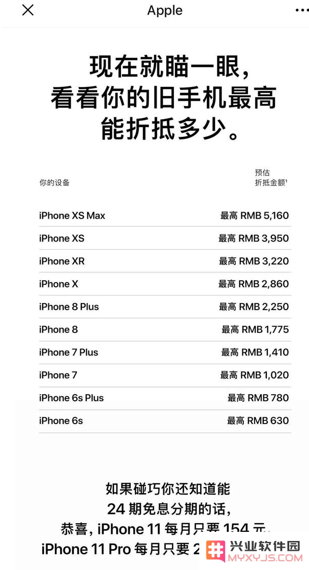 想知道你的iPhone手机能折抵多少钱吗？