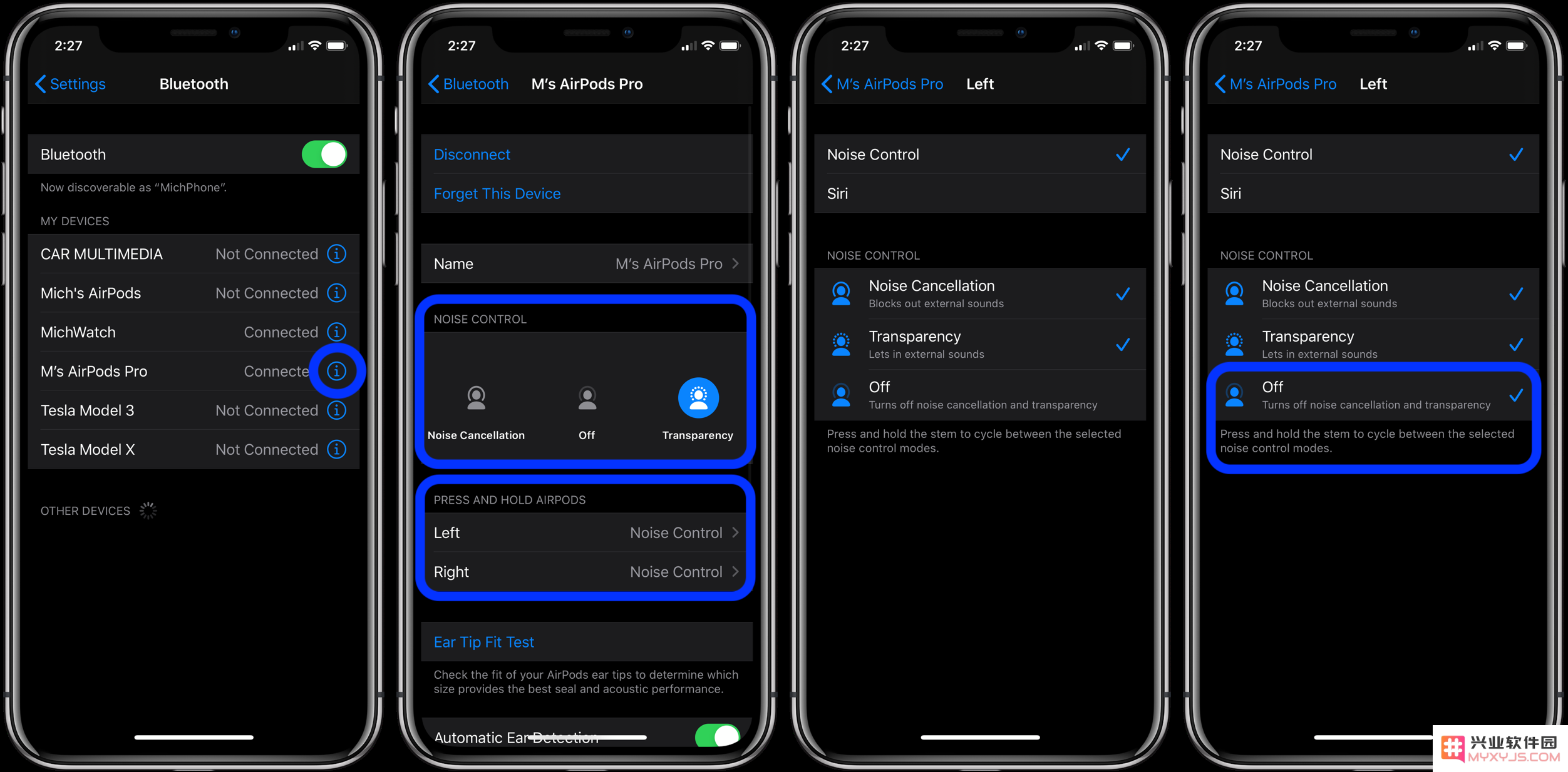 AirPods Pro 使用教程：如何切换降噪和通透模式？