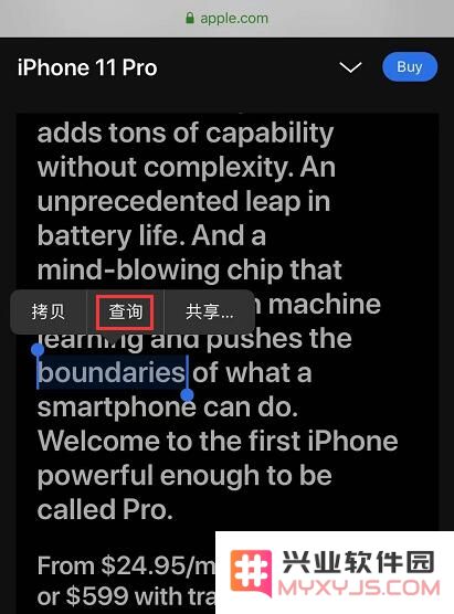 iPhone 自带翻译功能：只需长按两秒