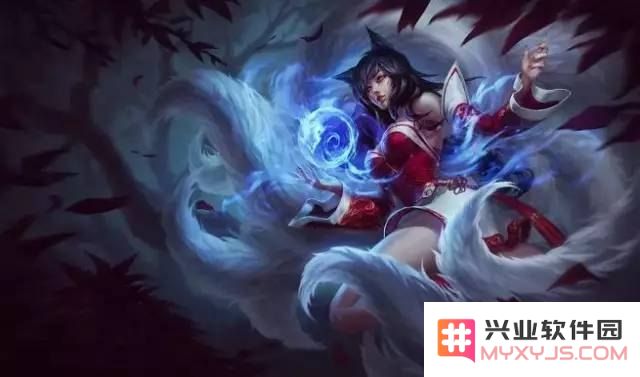 lol英雄联盟两个阿狸亲了亲