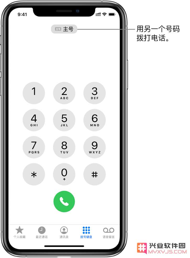 iPhone 11 双卡使用中如何方便地切换不同的通话号码？