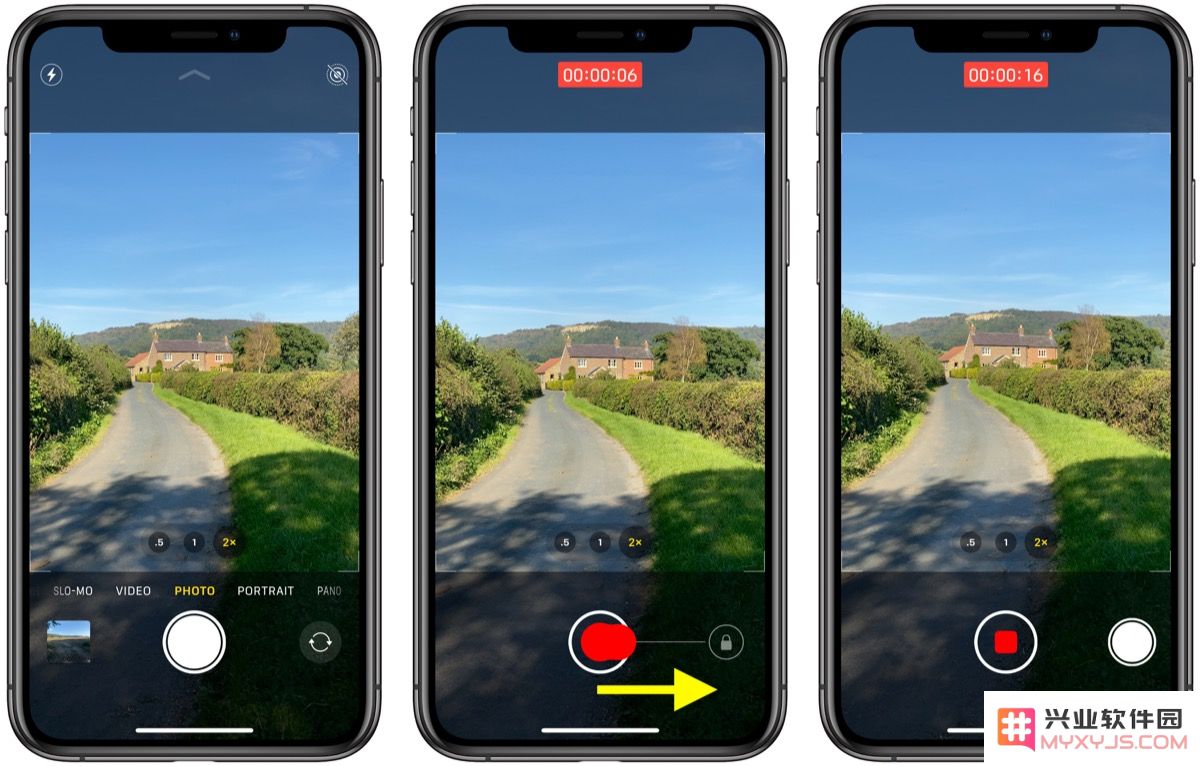 如何在 iPhone 11 Pro 上使用 QuickTake 快速拍摄视频？