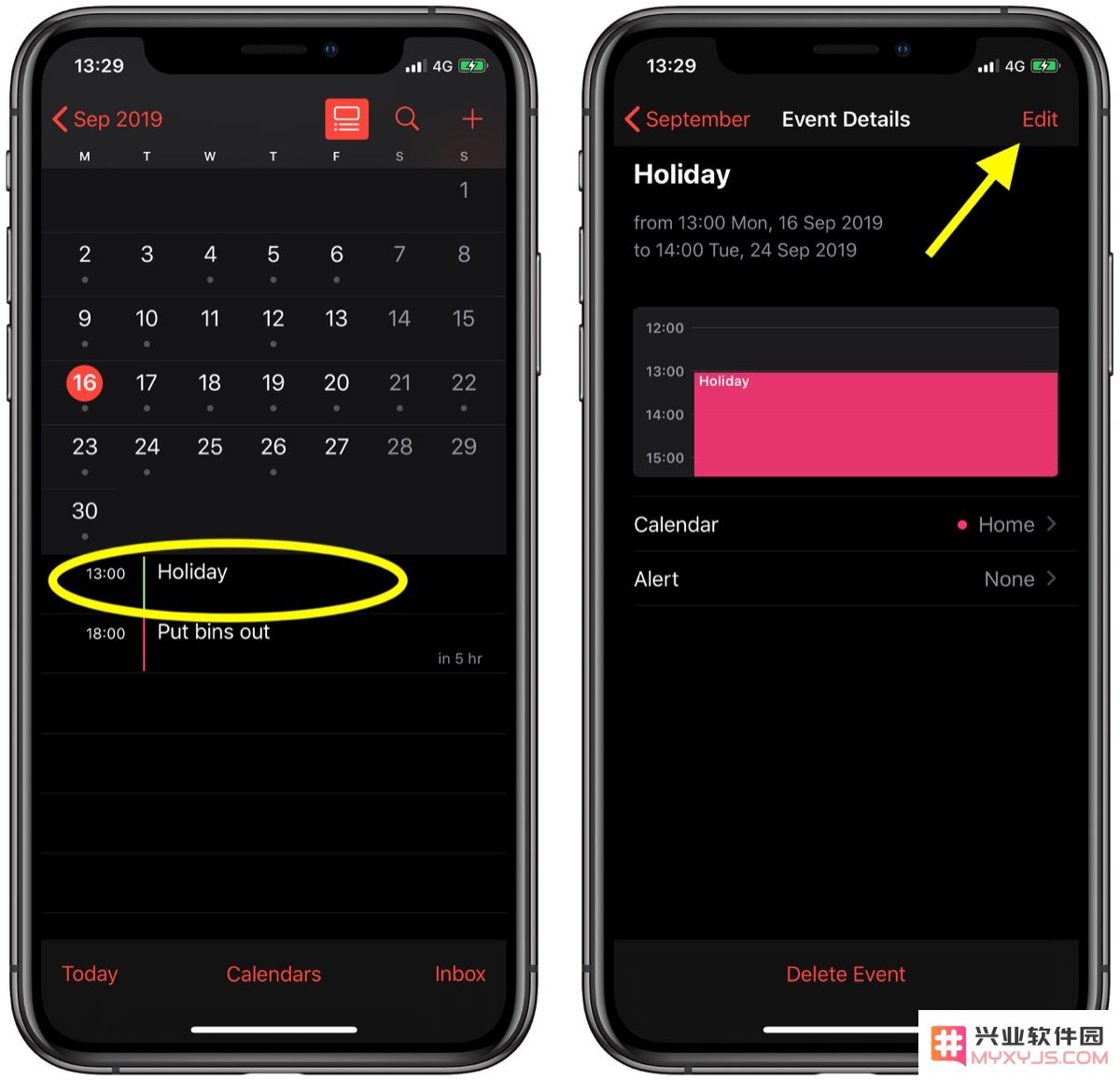 iOS 13 教程：如何在 iPhone 上的「日历」事件中添加附件？