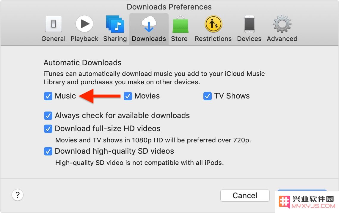 如何开启 Apple Music 中的歌曲自动下载？
