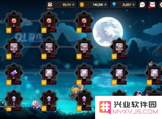 《坎公骑冠剑》永恒浪人路线图文一览