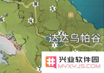 原神风神瞳位置陨星山谷