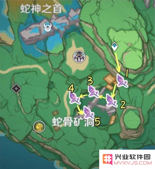 原神鸣草的位置