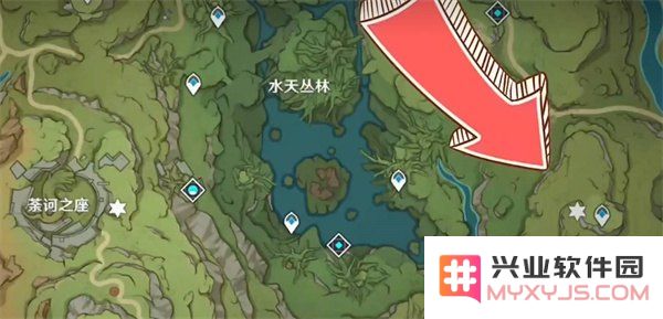 原神地灵龛离月位置在哪里