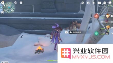 原神雪山囚牢残旧的记事