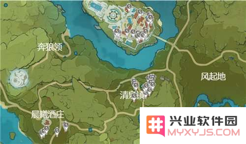 原神慕风蘑菇位置地图